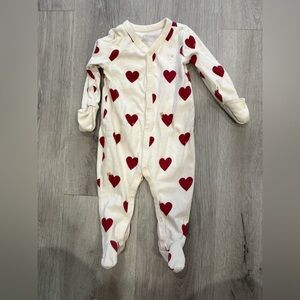 GAP Kids One Piece with Red Heart Pattern Valentines Day